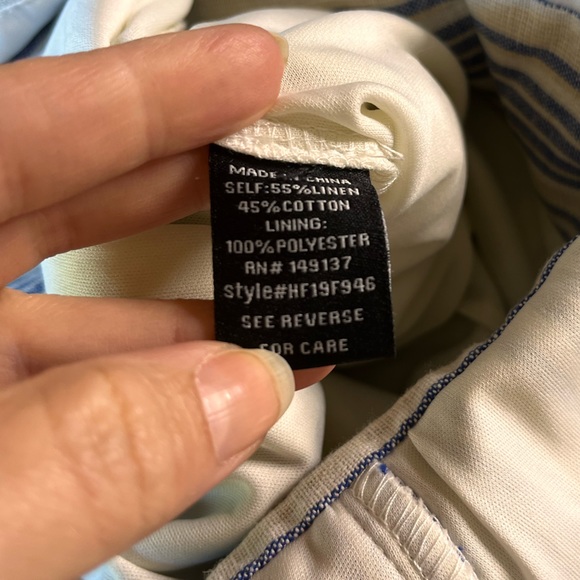 HYFVE Striped Linen Jumpsuit - Picture 3 of 15